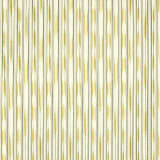 SANDERSON Ishi Fabric Stripes Quince,Seasalt   - DSAN227193