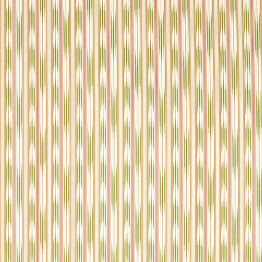 SANDERSON Ishi Fabric Stripes Matcha,Conch   - DSAN227195
