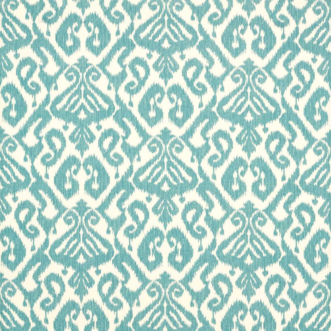 SANDERSON Kasuri Fabric Abstract , Graphic Lagoon   - DSAN227200