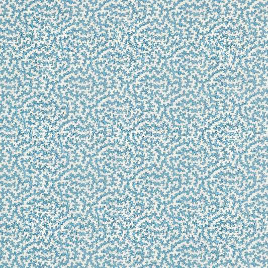 SANDERSON Truffle Fabric Spots Pacific   - DSAN227202
