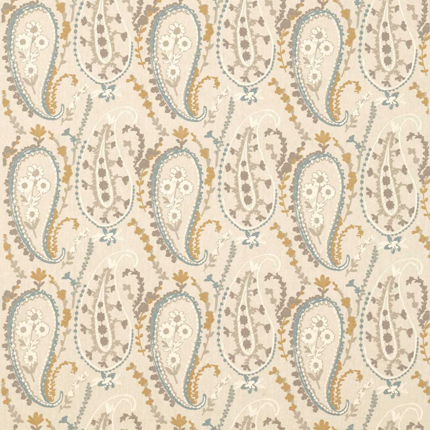 SANDERSON Jamila Fabric Other Wedwood,Linen   - DSOH235246
