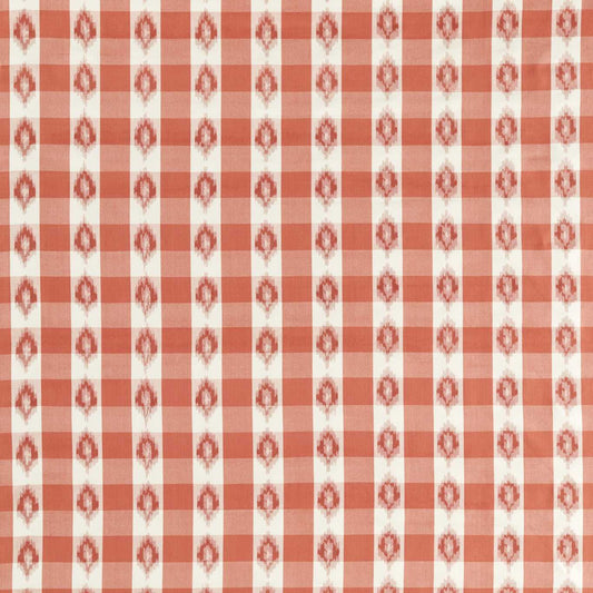 SANDERSON Odisha Check Weave  Coral   - DSTR237722