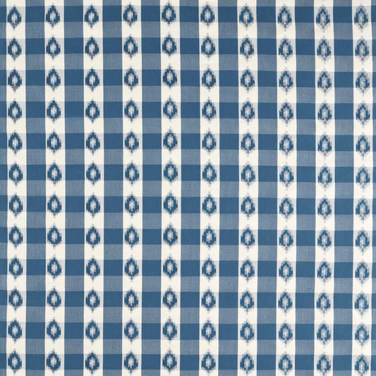SANDERSON Odisha Check Weave  Indigo,Madder   - DSTR237723