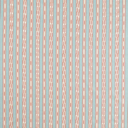 SANDERSON Jamandi Stripe Weave  Mineral,Coral   - DSTR237725