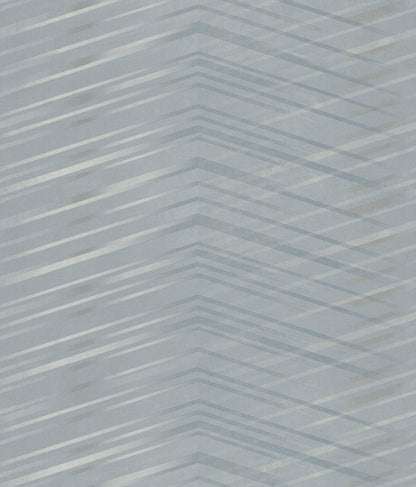 York Wallcoverings Candice Olson After 8 Glistening Chevron Smokey Blue Wallpaper  Geometrics Blues   - DT5051