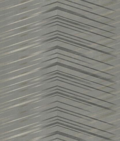 York Wallcoverings Candice Olson After 8 Glistening Chevron Charcoal Wallpaper  Geometrics Greys   - DT5052
