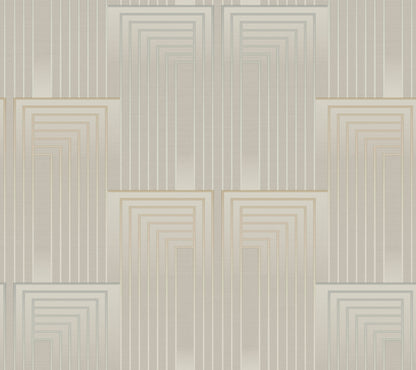 York Wallcoverings Candice Olson After 8 Vanishing Taupe and Pearl Wallpaper  Geometrics Neutrals   - DT5071