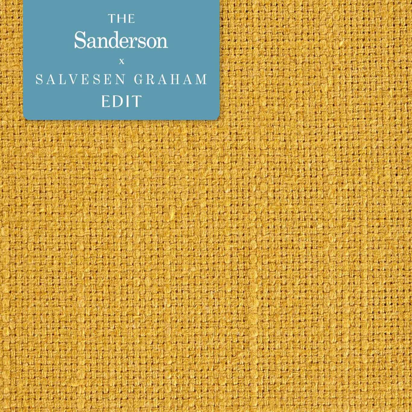 SANDERSON Tuscany II Fabric Plains , Textures Tumeric   - DTUC237143