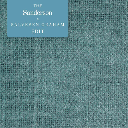 SANDERSON Tuscany II Fabric Plains , Textures Lake   - DTUC237156