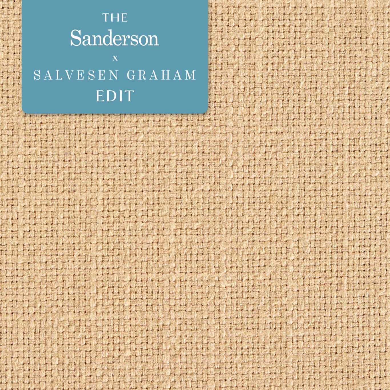 SANDERSON Tuscany Fabric Plains , Textures Corn   - DTUS234226