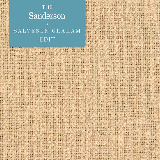 SANDERSON Tuscany Fabric Plains , Textures Corn   - DTUS234226