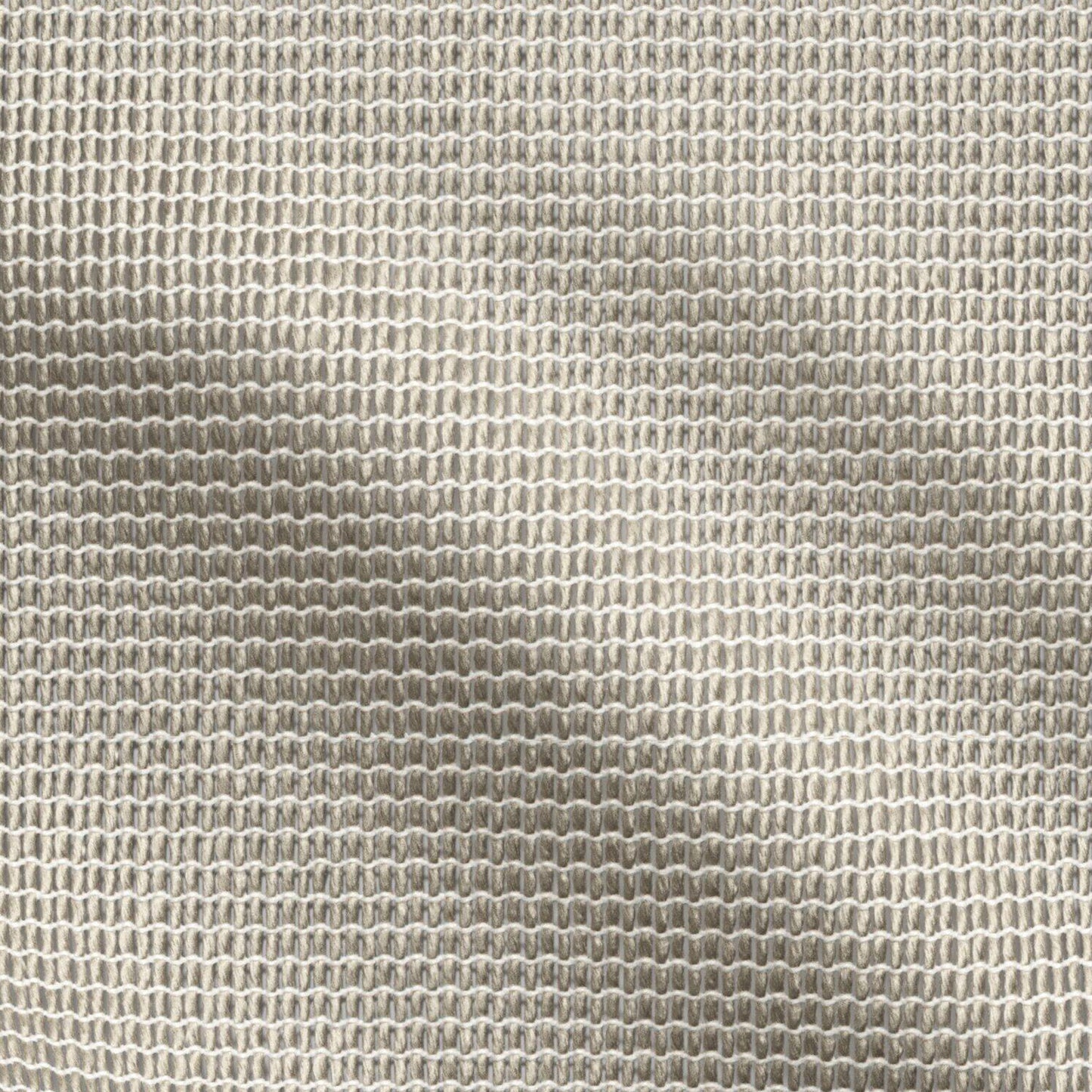 Beige sheer curtain fabric close-up, showing a lightweight, translucent plain weave.