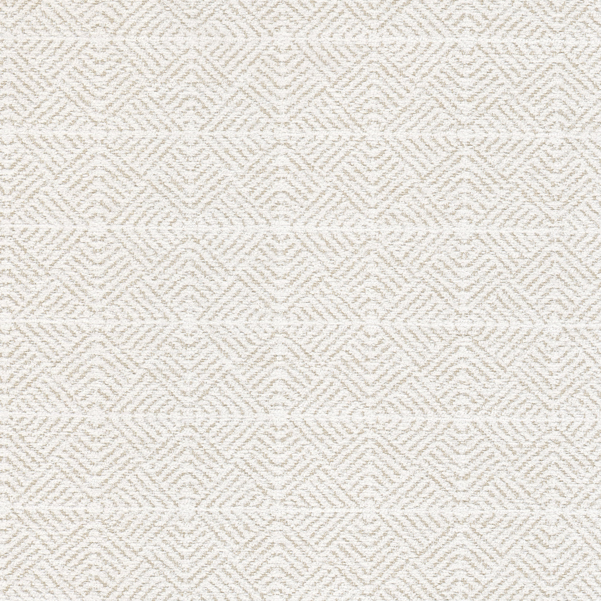 STOUT TEXTILES  UPHOLSTERY,CHENILLE TRADITIONAL, GEOMETRIC OATMEAL   - DUKE-2