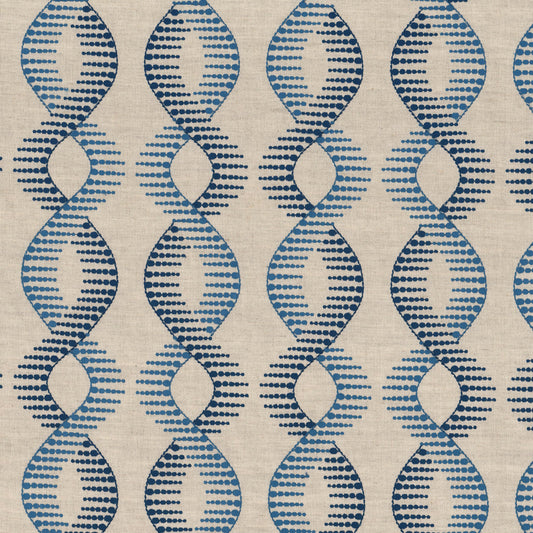 STOUT TEXTILES  DRAPERY,EMBROIDERIES TRADITIONAL, OGEE BALTIC,PACIFIC   - DUND-1