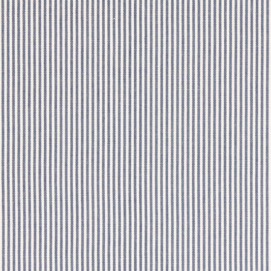 SANDERSON Burnham Fabric Stripes Indigo   - DUPH237475