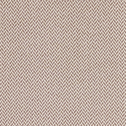 SANDERSON Hinton Fabric Geometric Raw Chocolate   - DUPH237480