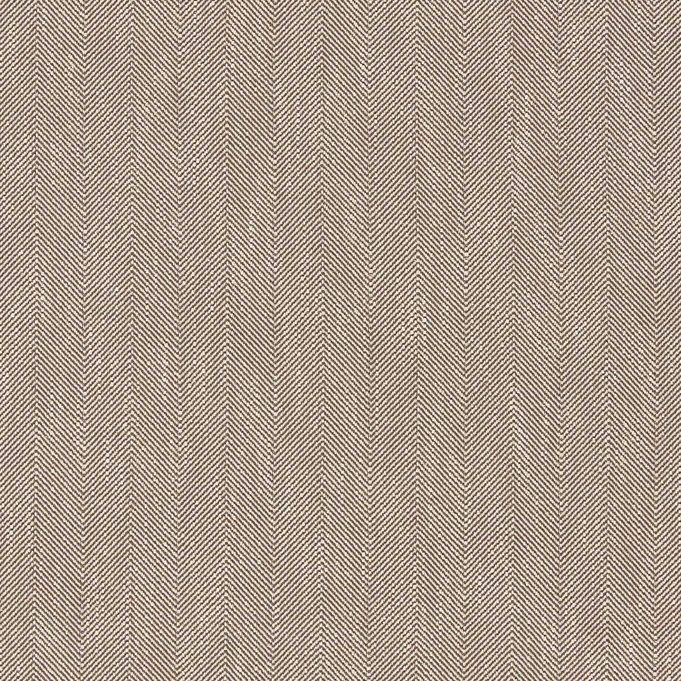 SANDERSON Benwick Fabric Geometric Raw Chocolate   - DUPH237482