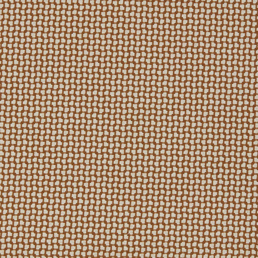 SANDERSON Fen Fabric Geometric Bark   - DUPH237486