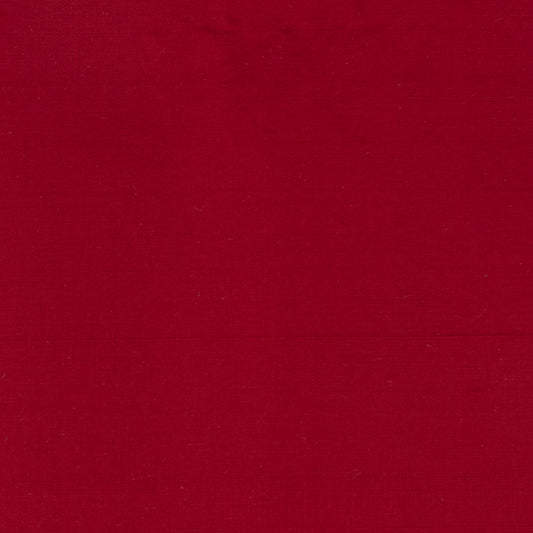 STOUT TEXTILES  DRAPERY,SILK TRADITIONAL, SOLID LACQUER,LIPSTICK,RED   - DUPI-76