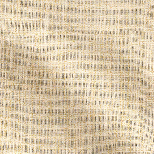 JF Fabrics  DUPONT 19 Fabric Plain Yellow, Gold  Double Width, Wide Width, Linen Texture - 9954819 J9681