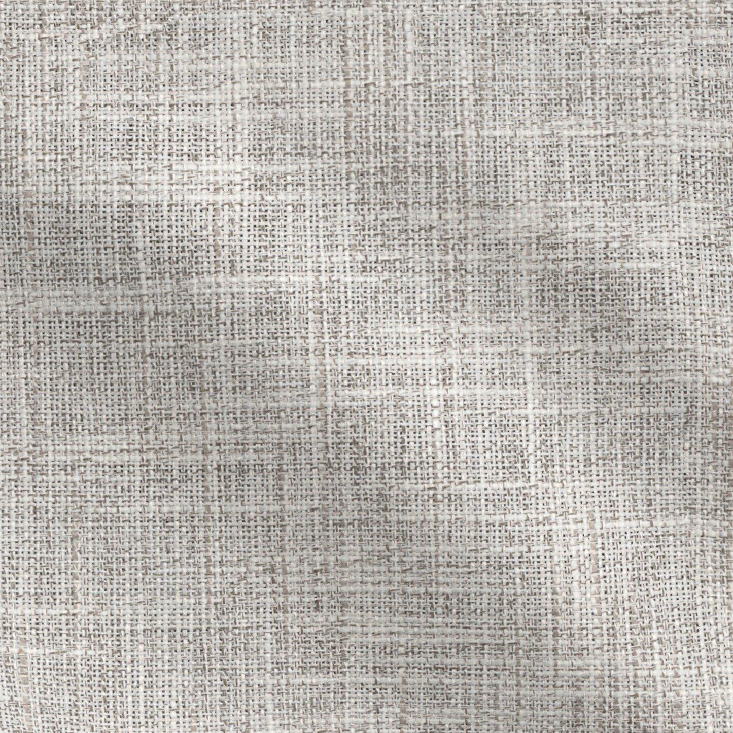 Brown linen-textured woven fabric close-up with a subtle crosshatch pattern.