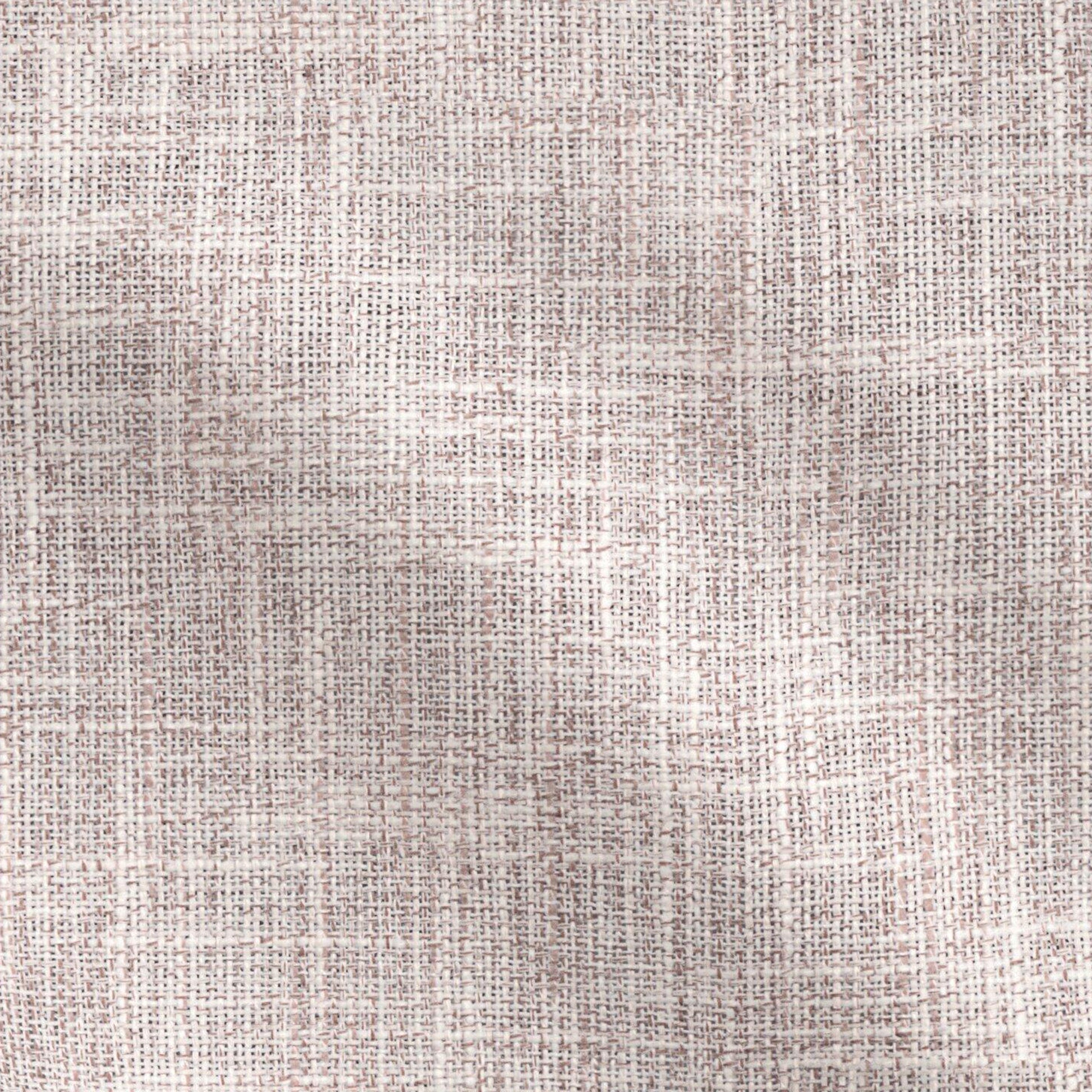 Purple lilac plain fabric with a linen-textured weave, suitable for upholstery or decor.