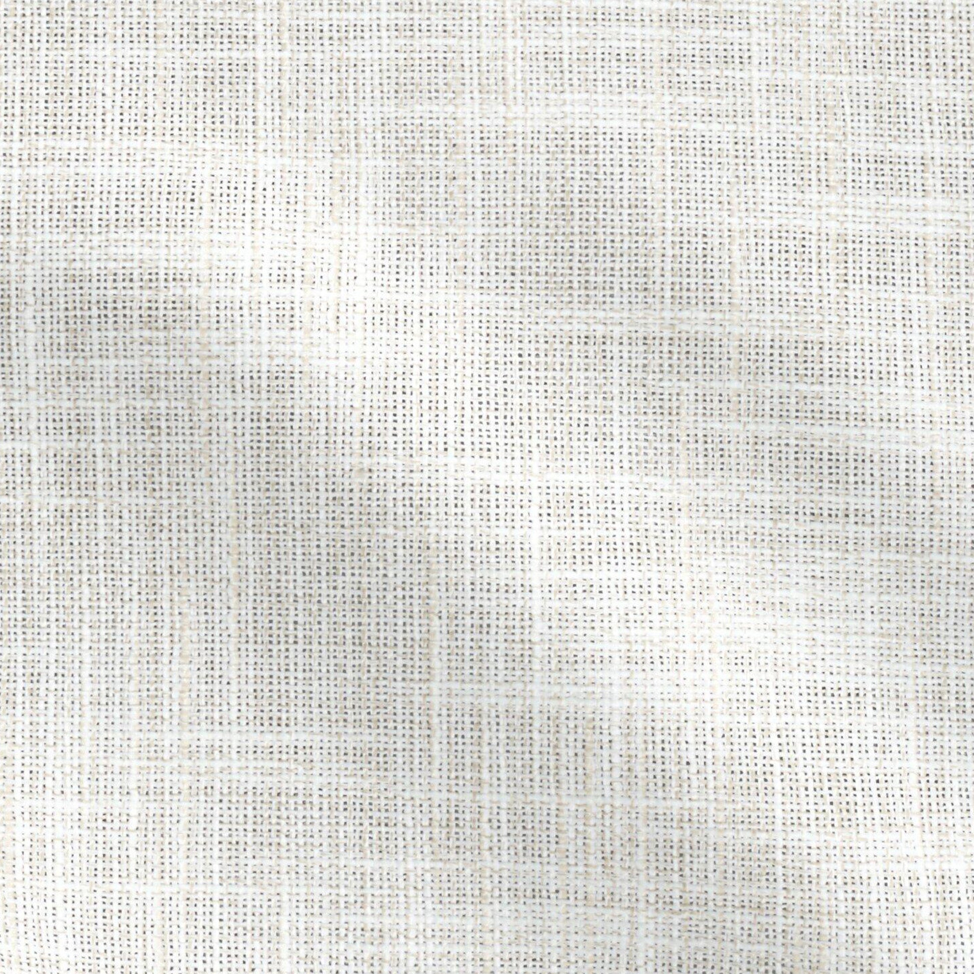 Cream linen-textured fabric with a subtle woven grid pattern; neutral beige tones for upholstery or drapery.