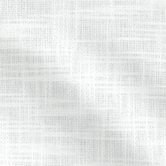 JF Fabrics  DUPONT 90 Fabric Plain White  Double Width, Wide Width, Linen Texture - 9954890 J9681