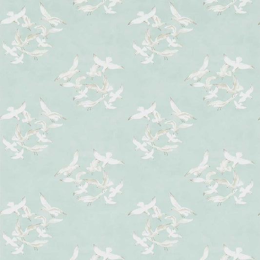 SANDERSON Seagulls Wallpaper Other Eau de Nil  Gravure Printed Wallpaper - DVIN214586