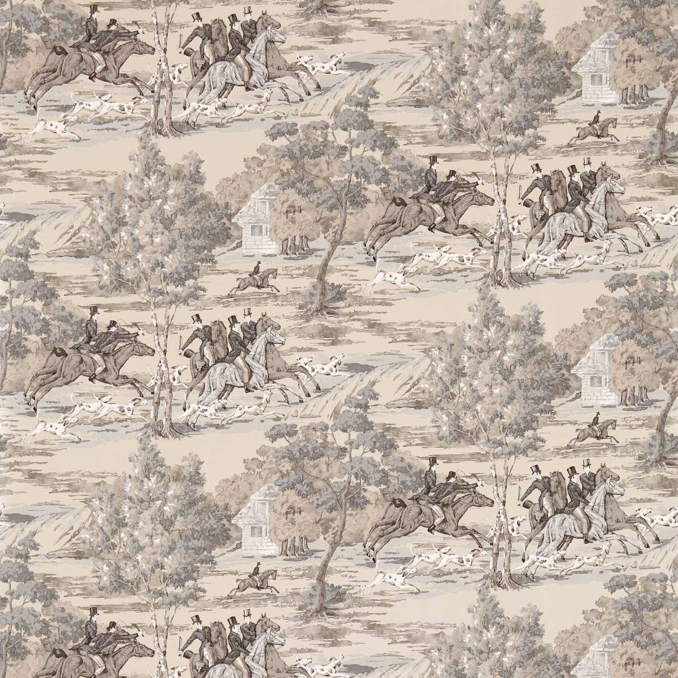 SANDERSON Tally Ho Wallpaper Other Pearl,Grey  Gravure Printed Wallpaper - DVIN214599
