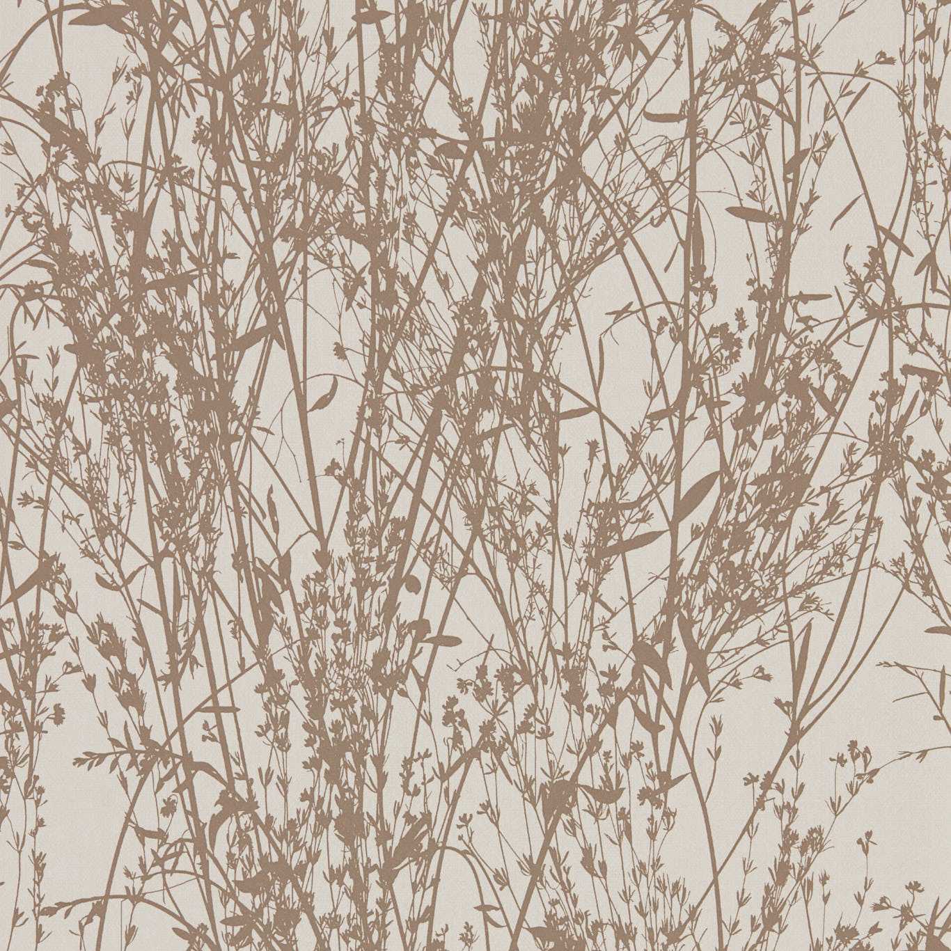 SANDERSON Meadow Canvas Wallpaper Leaves , Trees Gliver,Linen  Rotary Printed Wallpaper - DWOW215693