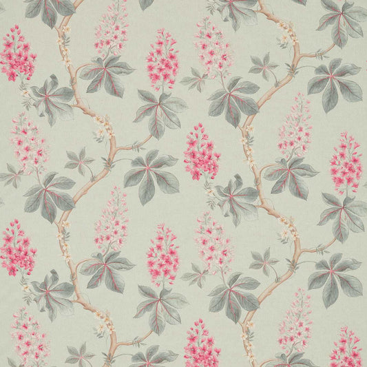 SANDERSON Chestnut Tree Fabric Classic Floral Seaspray,Peony   - DWOW225515