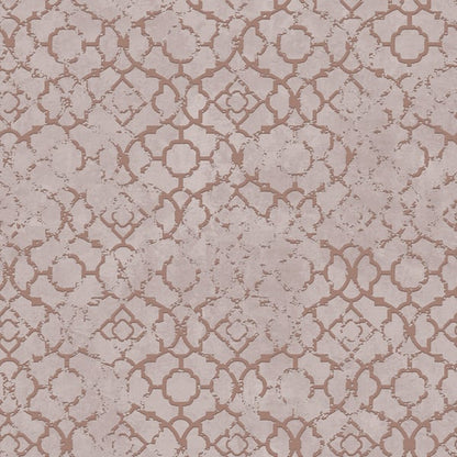 Galerie Wallcoverings Emporium Aged Quatrefoil Galerie Wallcoverings  Rose Gold   - DWP0246-04