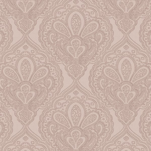 Galerie Wallcoverings Emporium Mehndi Damask Galerie Wallcoverings  Rose Gold   - DWP0247-04