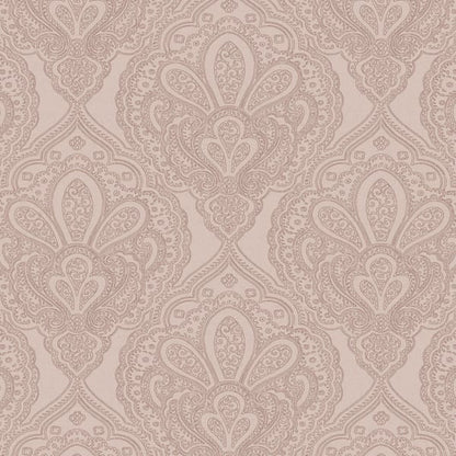 Galerie Wallcoverings Emporium Mehndi Damask Galerie Wallcoverings  Rose Gold   - DWP0247-04