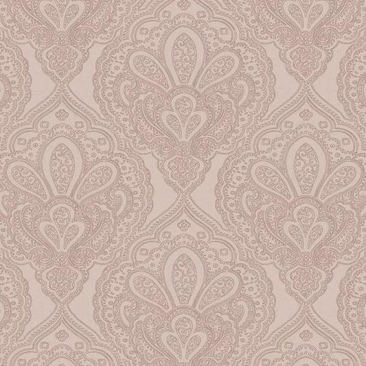 Galerie Wallcoverings Emporium Mehndi Damask Galerie Wallcoverings  Rose Gold   - DWP0247-04