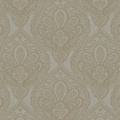 Galerie Wallcoverings Emporium Mehndi Damask Galerie Wallcoverings  Gold   - DWP0247-06