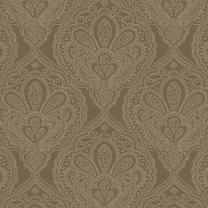 Galerie Wallcoverings Emporium Mehndi Damask Galerie Wallcoverings  Gold   - DWP0247-07