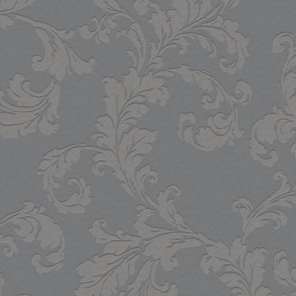 Galerie Wallcoverings Emporium Acanthus trail Galerie Wallcoverings  Silver Grey   - DWP0250-02