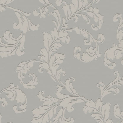 Galerie Wallcoverings Emporium Acanthus trail Galerie Wallcoverings  Silver Grey   - DWP0250-03