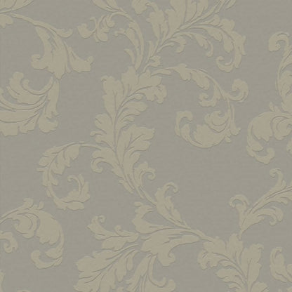 Galerie Wallcoverings Emporium Acanthus trail Galerie Wallcoverings  Silver Grey   - DWP0250-06