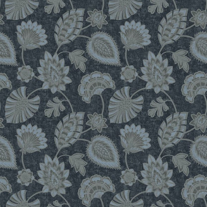 Galerie Wallcoverings Elegance Flower Fan Galerie Wallcoverings  Blue   - DWP0351-06