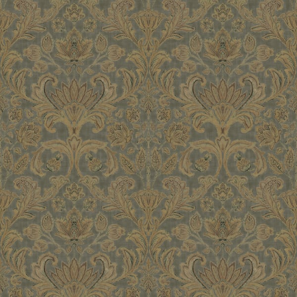 Galerie Wallcoverings Elegance Damask Galerie Wallcoverings  Green   - DWP0354-01