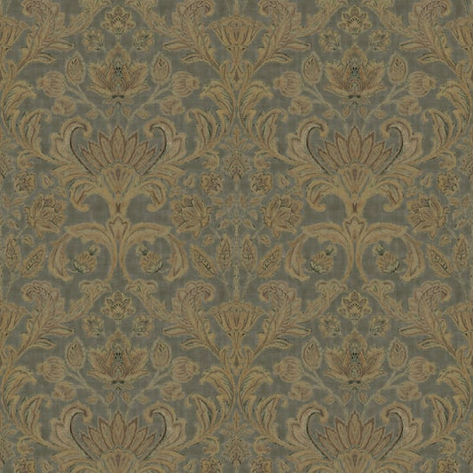 Galerie Wallcoverings Elegance Damask Galerie Wallcoverings  Green   - DWP0354-01
