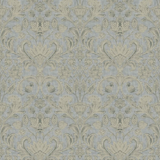 Galerie Wallcoverings Elegance Damask Galerie Wallcoverings  Silver Grey   - DWP0354-04