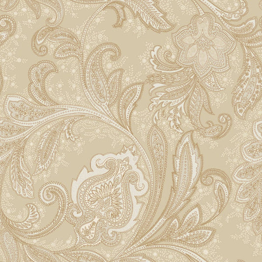 Galerie Wallcoverings Elegance Paisley Galerie Wallcoverings  Beige   - DWP0355-03