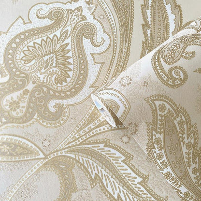 Galerie Wallcoverings Elegance Paisley Galerie Wallcoverings  Beige   - DWP0355-03