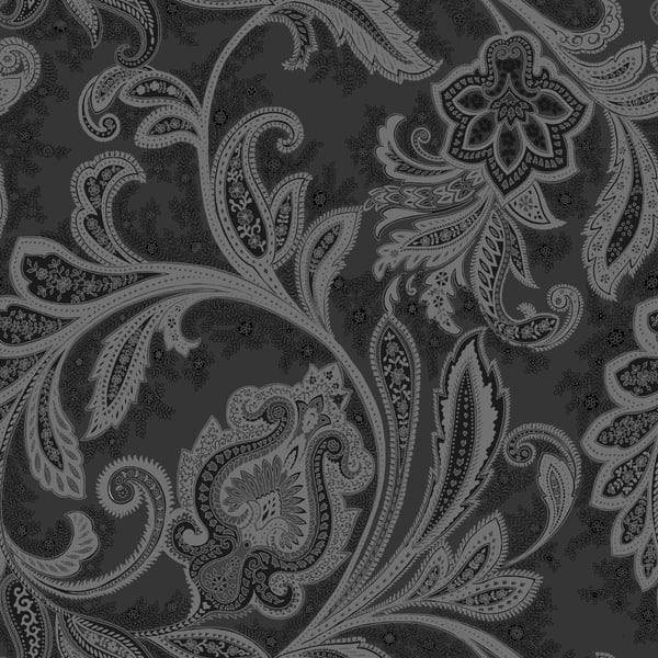 Galerie Wallcoverings Elegance Paisley Galerie Wallcoverings  Silver Grey   - DWP0355-05