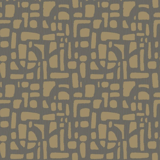 Galerie Wallcoverings Zen Chunky Geo Galerie Wallcoverings  Gold   - DWP0364-03