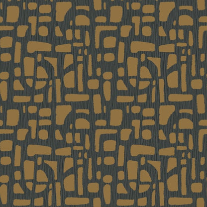 Galerie Wallcoverings Zen Chunky Geo Galerie Wallcoverings  Rose, Gold   - DWP0364-04